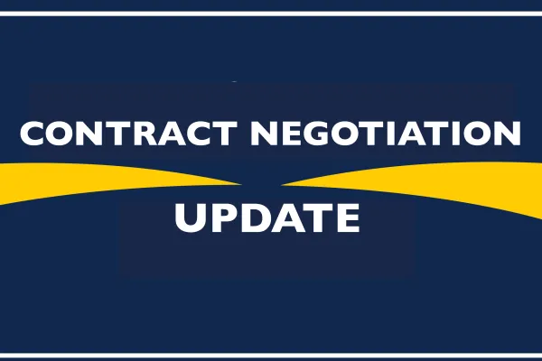 Contract Negotiation Update