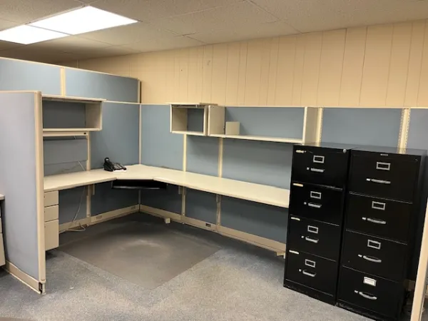 Cubicles and File Cabinets